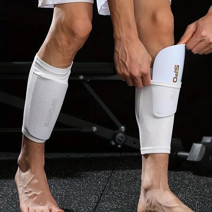 Actual product image Cbx Football Set Football Socks and Shin Guards Size M White (M)