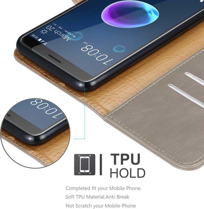 Productafbeelding Cadorabo Boek Luxe Omslag (HTC Desire 12)