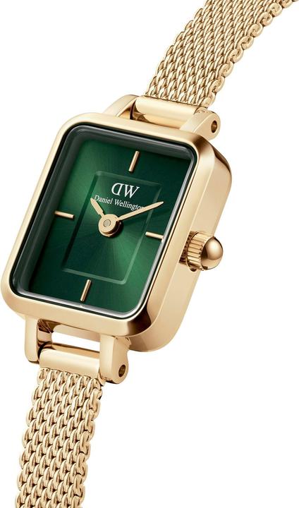 Immagine prodotto Daniel Wellington Quadro Mini Evergold Oro Smeraldo (Orologio da polso analogico, 15.50 mm)