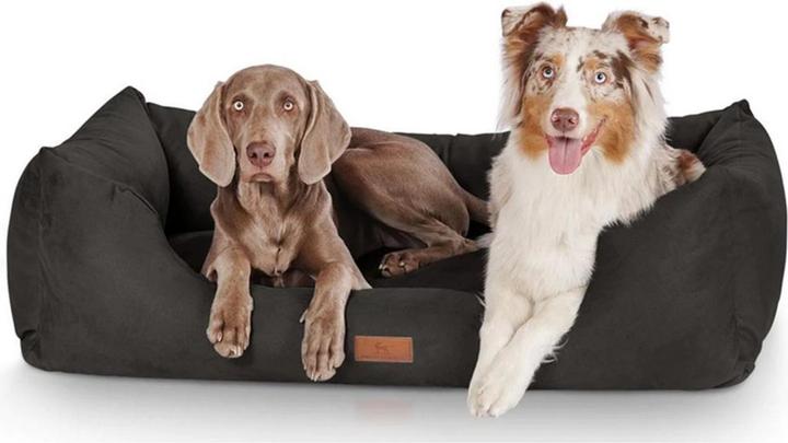 Immagine prodotto Knuffelwuff Letto per cani Dreamline Velour XXXL, 155 x 105 cm, nero (Cane)
