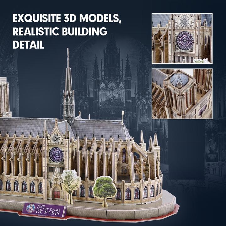 Immagine prodotto Cubicfun 3D Puzzle Notre-Dame de Paris 128 Teile (128 pezzi)
