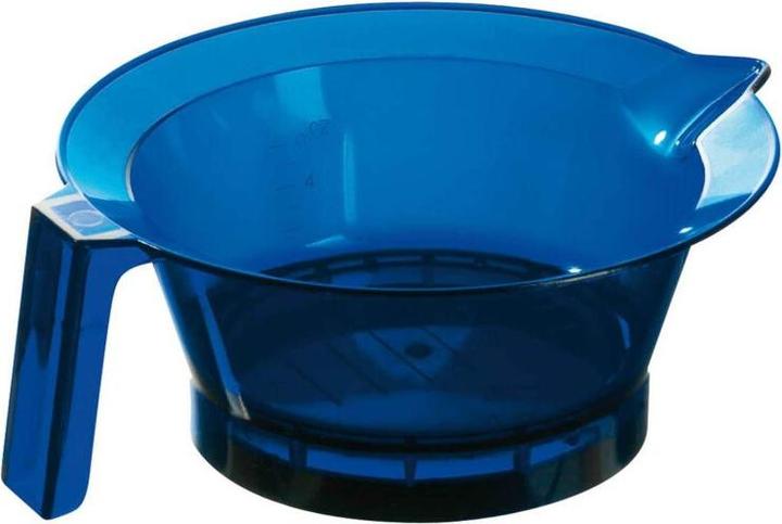Produktbild Comair Färbeschale mit Griff transparent blau 250 ml