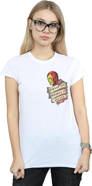 Produktbild Iron Man Tattoo Journey Breast Print TShirt (S)