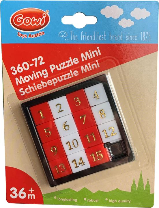 Gowi number slider puzzle small (German)