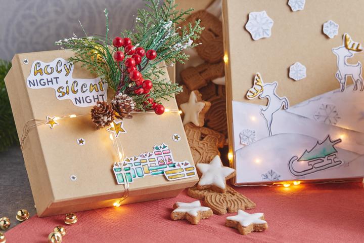 Image du produit VBS Set de pochoirs "Joyeux Noël", 3 pcs.