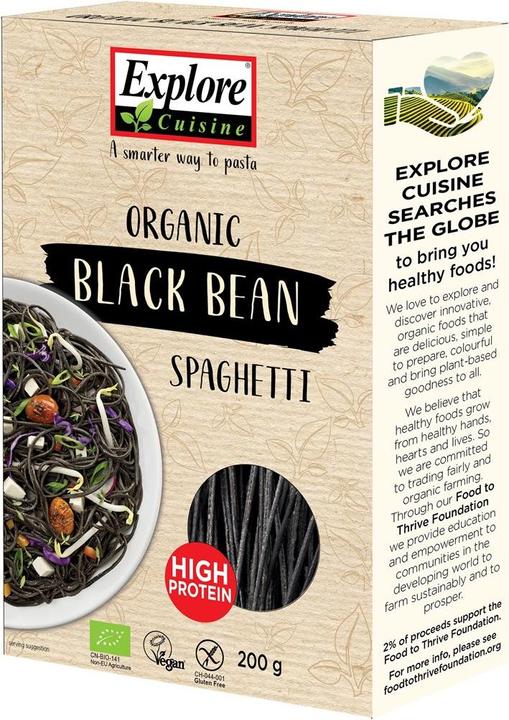 Actual product image Explore Cuisine Spaghetti from black beans organic (240 g)