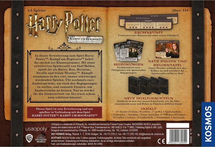 Produktbild Kosmos Zauberkunst und Zaubertränke: Harry Potter - Kampf um Hogwarts (DE-Erweiterung) (Deutsch)