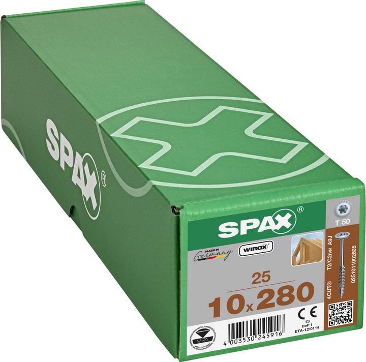 Actual product image Spax Wood construction screws (25 Screws per piece)