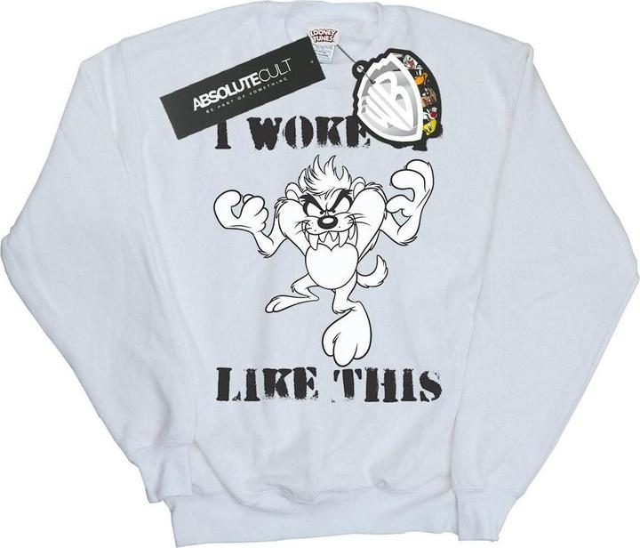 Actual product image Looney Tunes Mens Taz I Woke Up Like This Sweatshirt (XXL)