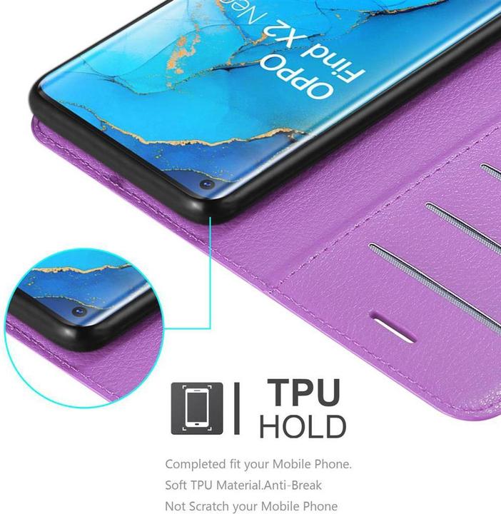 Produktbild Cadorabo Book mit Standfunktion Cover (Oppo Find X2 Neo)