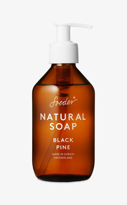 Productafbeelding Soeder* Natuurlijke zeep Zwarte den (Vloeibare zeep, 250 ml)