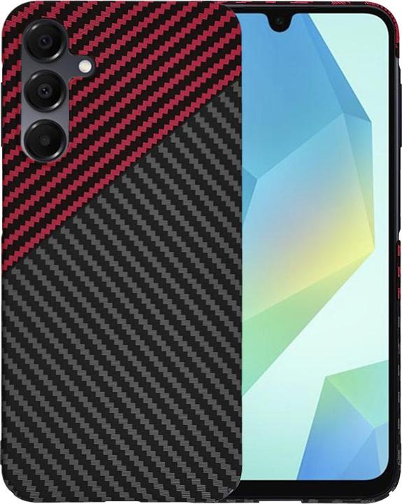 Image du produit Techsuit - Carbonite FiberShell - Samsung Galaxy A16 4G / A16 5G - Red Vortex (Samsung Galaxy A16, Samsung Galaxy A16 5G)