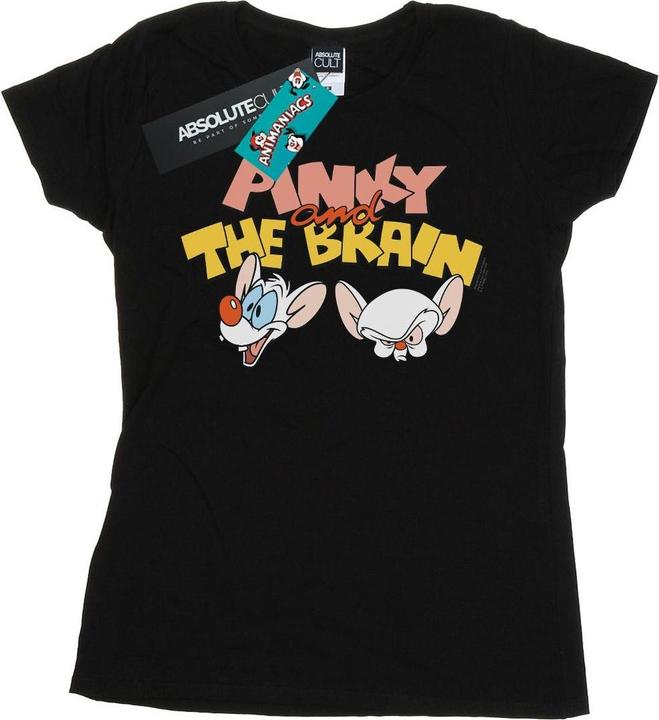 Universal Textiles Pinky And The Brain Heads TShirt (M)