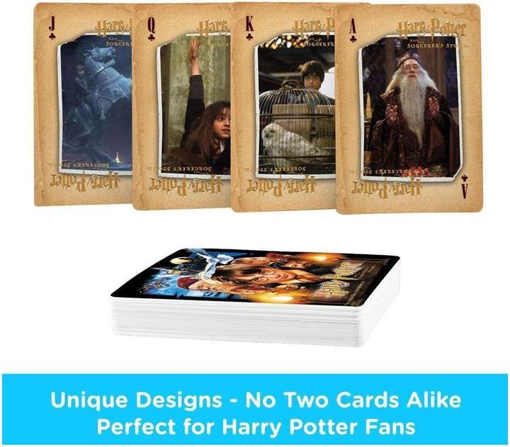 Aquarius HARRY POTTER - A l'école des Sorciers - Jeu de cartes (Englisch)