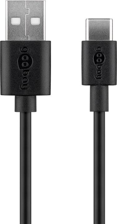 Produktbild Goobay USB-A Ladegerät Slim mit USB-C Kabel (5 W)