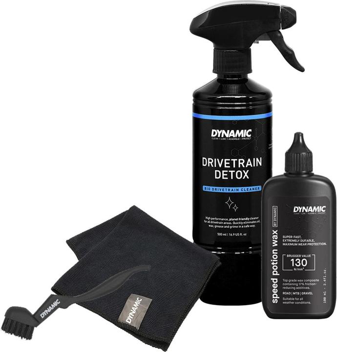Actual product image Dynamic Bike Care Speed Potion Pack (500 ml, Brush, Chain cleaner, Chain oil, Microfibre cloth, Care set)