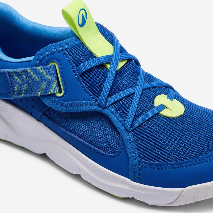 Produktbild Decathlon Turnschuhe Kinder Klettverschluss - Playful Summer blau/gelb (34)