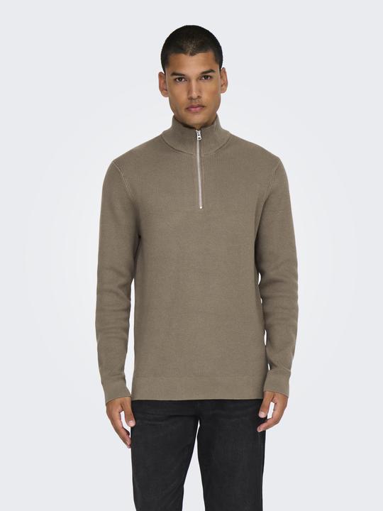 Produktbild Only & Sons Normal geschnitten Hoch geschlossen Pullover Strickpullover (XXL)