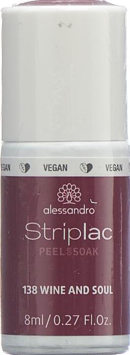 Produktbild Alessandro Striplac Peel or Soak (138 Wine and Soul, Abziehbarer Nagellack)