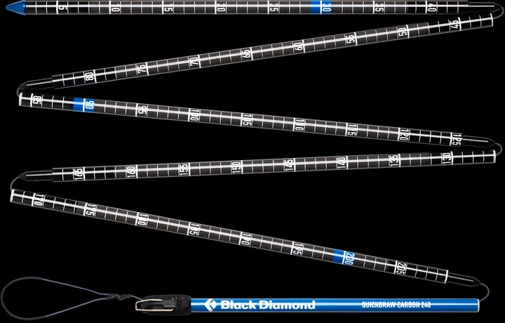 Actual product image Black Diamond Quickdraw Carbon Probe 240