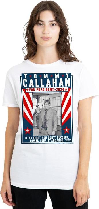 Actual product image Unisex Adult Callahan For President 2024 Lower Your Standards T-Shirt (S)
