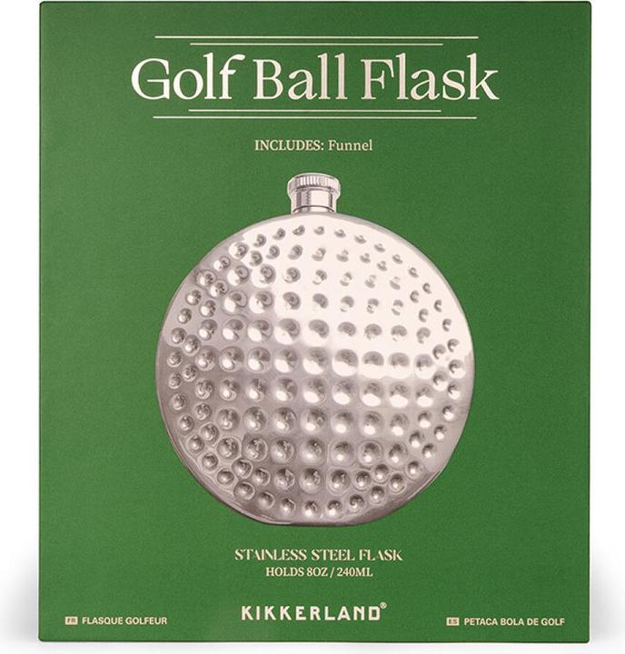 Actual product image Kikkerland Golf Ball Flask (240 ml)