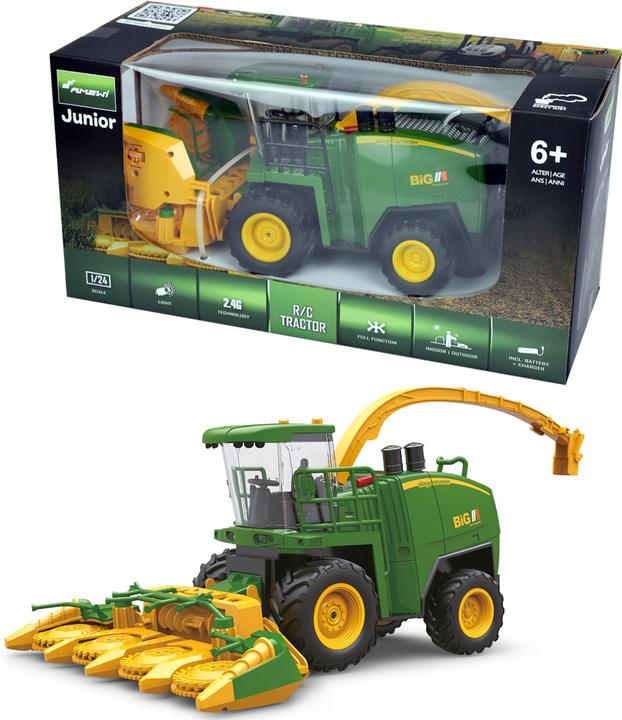 Actual product image Amewi RC forage harvester + corn bit LiIon battery 500mAh green/6+ (RTR Ready-to-Run)
