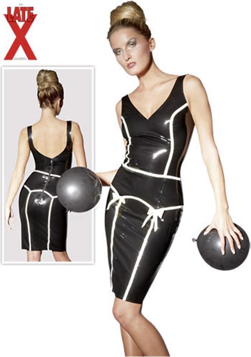 Actual product image LateX Toys Latex dress "Pin up (M)