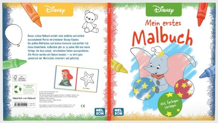 Produktbild Disney: Mein erstes Malbuch