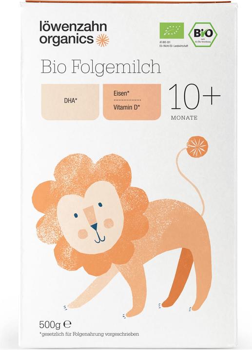 Immagine prodotto Löwenzahn Organics Segui il latte biologico 500 g (500 g, da 10 m.)