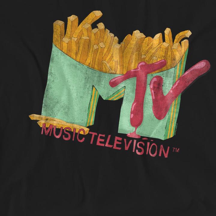 Actual product image MTV Unisex Adult Fries T-Shirt (L)