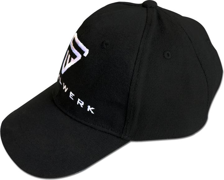 Produktbild Stahlwerk Kappe Baseball Cap Merchandise Fanartikel schwarz mit weissem Stick (One Size)
