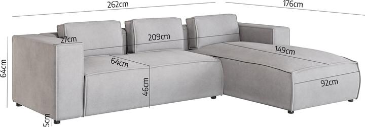 Actual product image Ropez Cloe (Corner sofa)