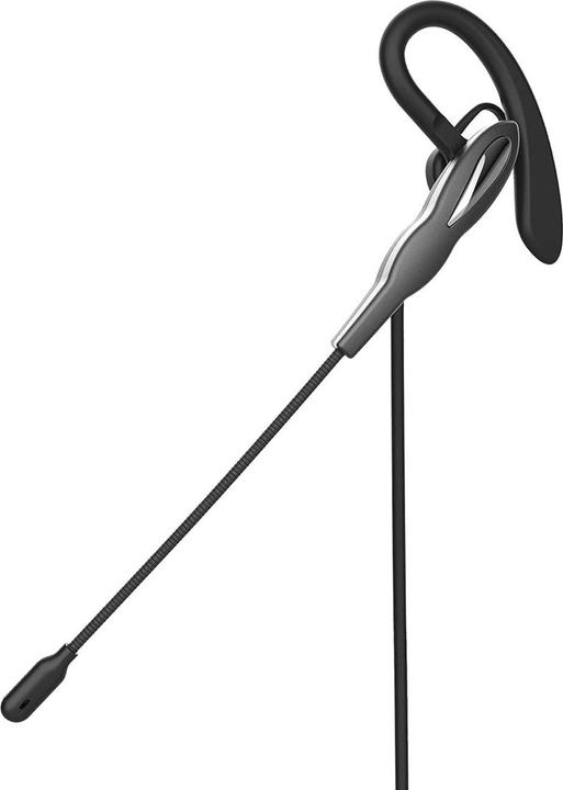 Produktbild Nedis PC-Headset - Im Ohr - Mono - USB Type-A/USB Type-C - Klappbarer Mikrofon - Schwarz (Kabelgebunden, USB-C)