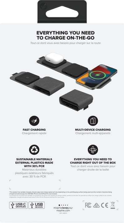 Image du produit Zagg Mophie Snap+ Chargeur de voyage (15 W)