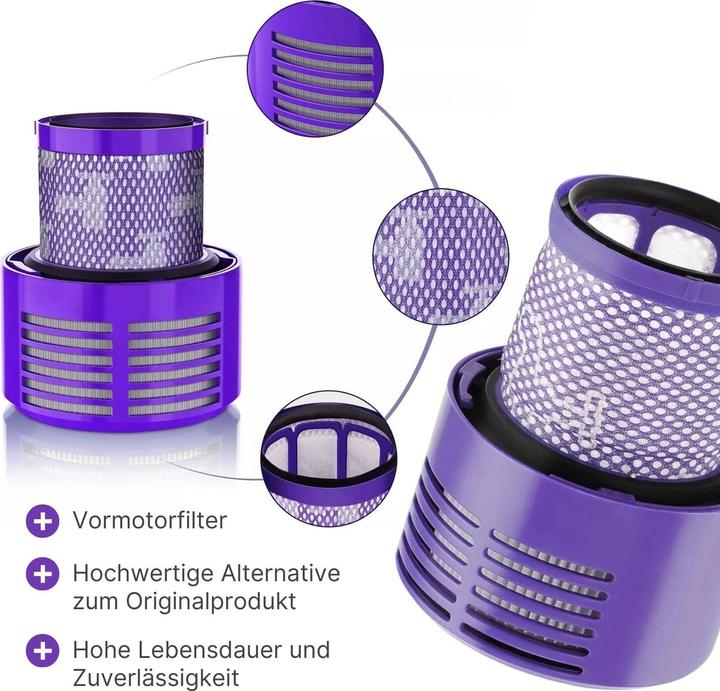 Immagine prodotto Hermex Filtro per aspirapolvere compatibile per Dyson V10 SV12