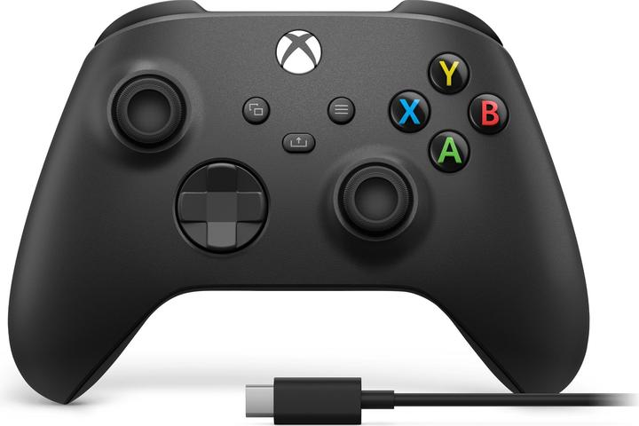Microsoft Xbox Wireless Controller + USB-C Kabel (PC, Xbox One X, Xbox Series X, Android, iOS)