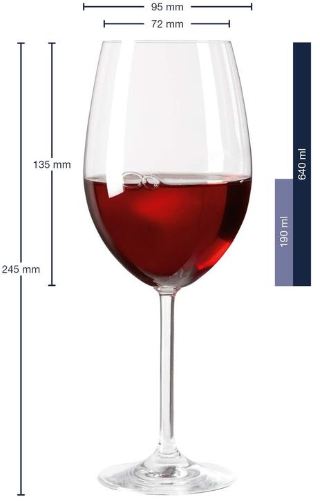 Produktbild Leonardo Daily (64 cl, 6 Gläser, Rotweingläser)