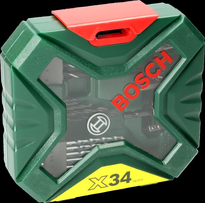 Image du produit Bosch Zubehör X - Line Jeu de forets et d'embouts classiques 34 pièces (6 mm, 5,5 mm, 7 mm, 3 mm, 5 mm, 8 mm, 2 mm, 4 mm)