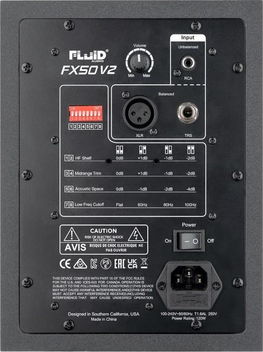 Produktbild Fluid Audio FX50 V2 - Aktywny monitor studyjny (Aktiv, 1 Stk.)
