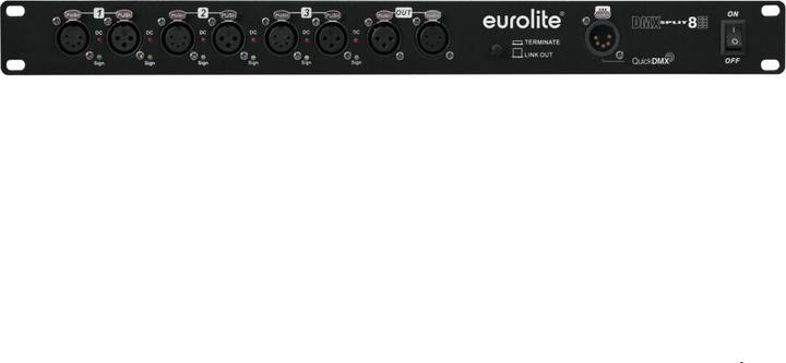 Image du produit Eurolite Splitter DMX 8 canaux
