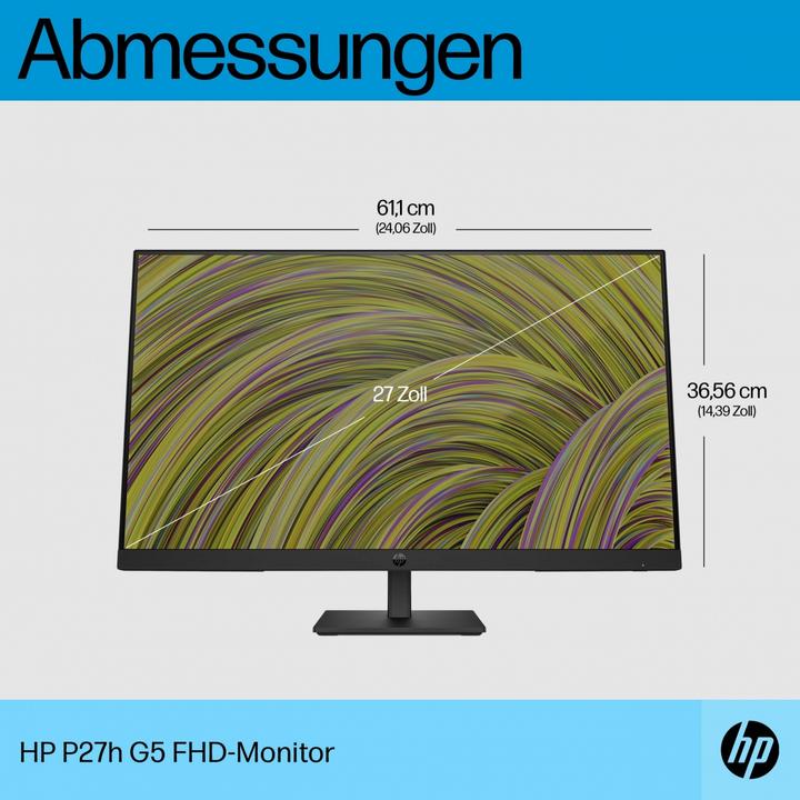 Actual product image HP P27H G5 (1920 x 1080 pixels, 27")