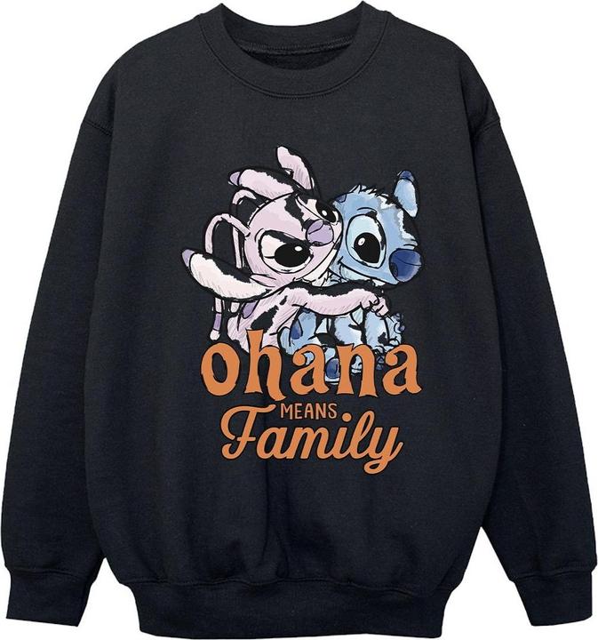 Disney Lilo And Stitch Ohana Angel Hug Sweatshirt Mädchen