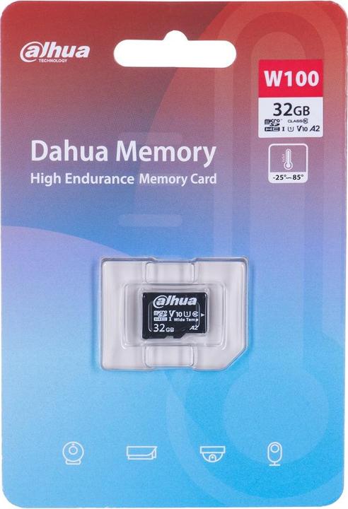 Immagine prodotto Dahua TF-W100-32GB Karta pamięci microSD 32GB (32 GB, microSD, U3, UHS-I)