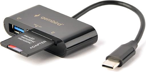 Actual product image Gembird UHB-CR3-02 (USB-C)