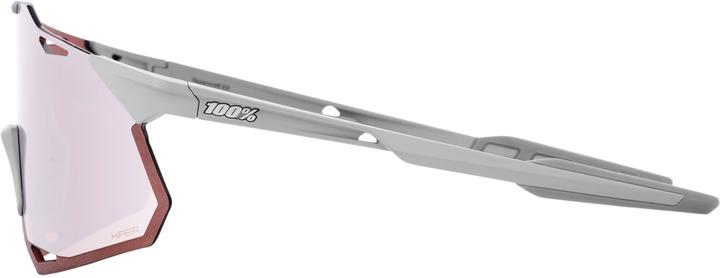 Image du produit 100% Brille Hypercraft XS Matte Stone Grey-HiPER C (Gris pierre mat, HiPER Crimson Silver Mirror)