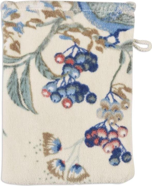 Produktbild PIP Studio Secret Garden Waschhandschuh whiteblue 16x22cm (1 Stück)