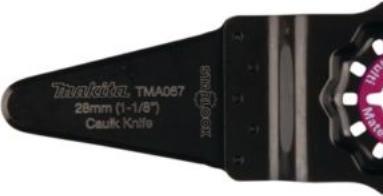 Immagine prodotto Makita B-65006 MULTITOOL attacco a punta (per stucco per finestre, taglio del silicone) TMA067 HCS
