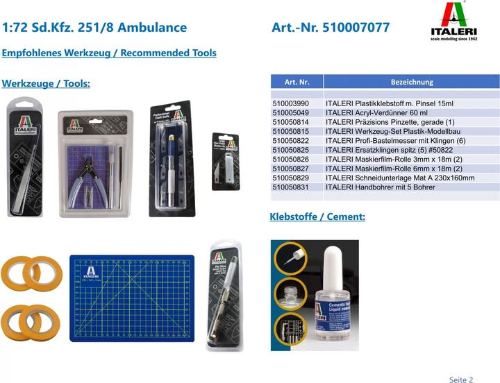 Produktbild 1:72 Sd.Kfz. 251/8 Ambulance