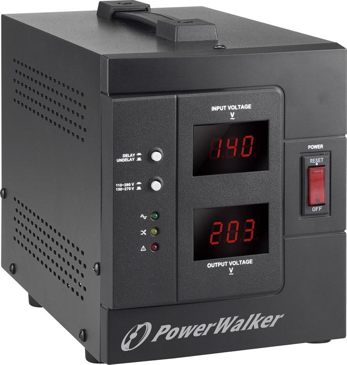 Image du produit Powerwalker AVR 1500/SIV Schuko 1500VA / 1200W régulateur automatique de tension (1500 VA, 1200 W)